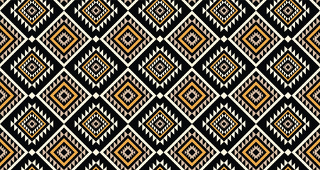 Seamless tribal pattern. Ethnic pattern design.