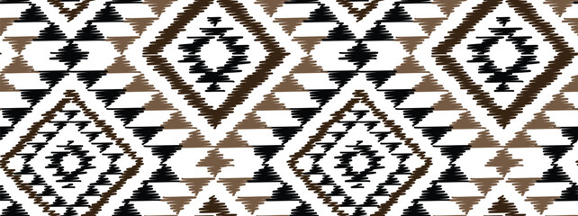 Seamless tribal pattern. Ethnic pattern design.