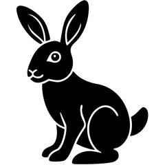 Creative Rabbit Vector Illustration | Cute Bunny Cartoon for Easter, Spring, and Animal Designs