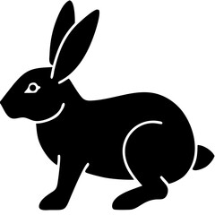 Creative Rabbit Vector Illustration | Cute Bunny Cartoon for Easter, Spring, and Animal Designs