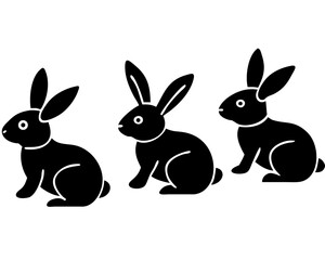 Creative Set of Rabbit Vector Illustrations | Cute Bunny Collection for Spring, Easter, and Nature Themes