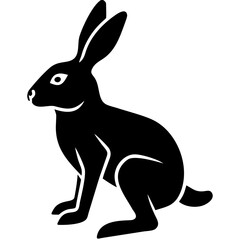 Creative Rabbit Vector Illustration | Cute Bunny Cartoon for Easter, Spring, and Animal Designs