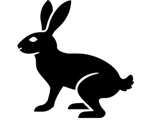 Creative Rabbit Vector Illustration | Cute Bunny Cartoon for Easter, Spring, and Animal Designs