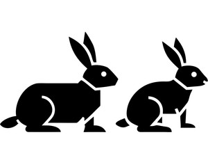 Creative Set of Rabbit Vector Illustrations | Cute Bunny Collection for Spring, Easter, and Nature Themes