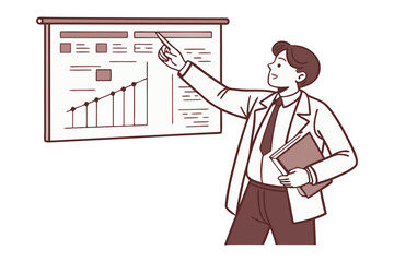 Joyful father and children engaged in play with a vintage projector creating cherished family memories together