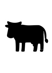 Silhouette of a Cow