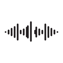 Sound Wave Representation An Abstract Audio Visualization with Fluctuating Amplitudes and Rhythmic Patterns Depicting Frequency and Volume