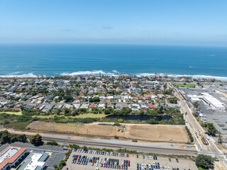 Aerial view of Carlsbad, Oceanside villas, holiday rentals in South California, San Diego, USA