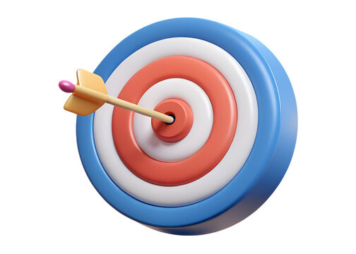 target goal icon, 3d rendering isolated on white | target goal icon, 3d rendering isolated on white