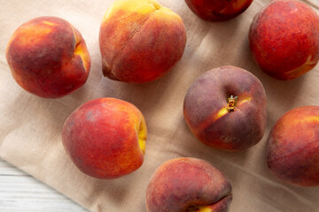 Raw Organic Peaches Ready to Eat