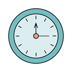 Simple illustration of a clock showing 10:10, ideal for concepts related to time management and scheduling.