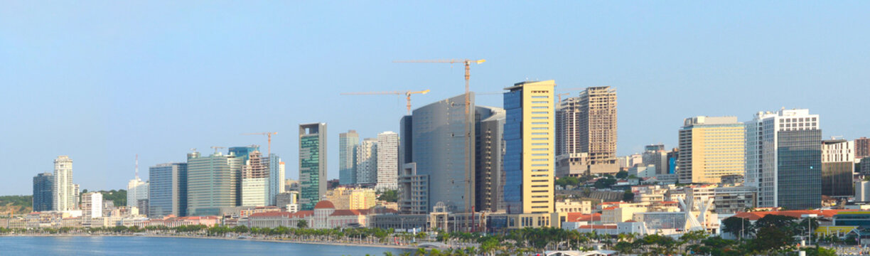Luanda Marginal downtown business Angola
