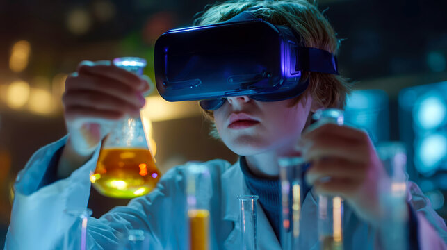 The future of science: virtual reality in a research laboratory.
