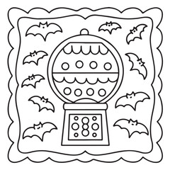 Halloween Bold and Easy Coloring Pages for Kids – Fun and Simple Spooky Designs for Children to Color