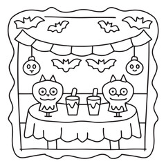 Halloween Bold and Easy Coloring Pages for Kids – Fun and Simple Spooky Designs for Children to Color