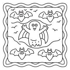 Halloween Bold and Easy Coloring Pages for Kids – Fun and Simple Spooky Designs for Children to Color