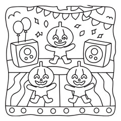 Halloween Coloring Pages for Kids – Cute, Easy & Fun Spooky Designs for Children’s Halloween Activities