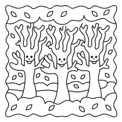 Halloween Coloring Pages for Kids – Cute, Easy & Fun Spooky Designs for Children’s Halloween Activities