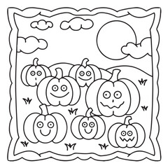Halloween Coloring Pages for Kids – Cute, Easy & Fun Spooky Designs for Children’s Halloween Activities