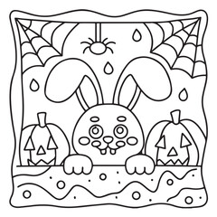 Halloween Coloring Pages for Kids – Cute, Easy & Fun Spooky Designs for Children’s Halloween Activities