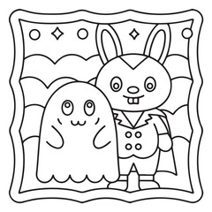 Halloween Coloring Pages for Kids – Cute, Easy & Fun Spooky Designs for Children’s Halloween Activities