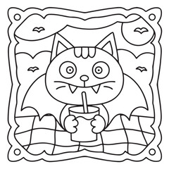 Halloween Coloring Pages for Kids – Cute, Easy & Fun Spooky Designs for Children’s Halloween Activities