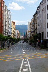 street in Bilbao, Spain 