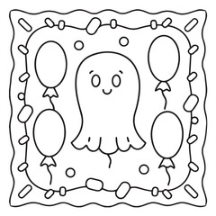 Halloween Bold and Easy Coloring Pages for Kids: Fun and Spooky Halloween Illustrations with Pumpkins, Ghosts, Bats, Witches, and More for Toddlers and Children