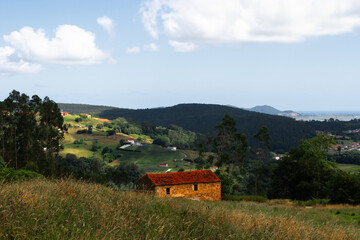 house in the mountains