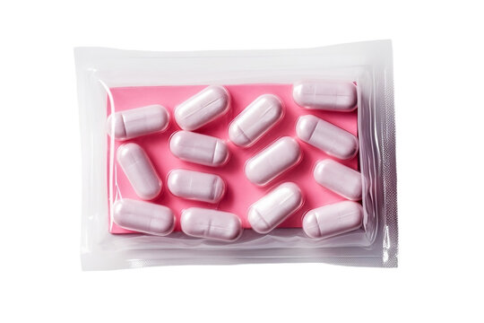 Various pills sealed in blister packs