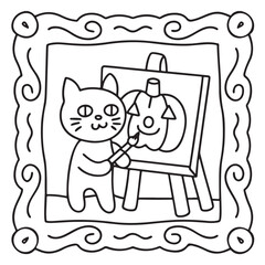 Halloween Bold and Easy Coloring Pages for Adults – Fun, Simple, and Spooky Designs for Relaxation and Creativity