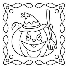 Halloween Bold and Easy Coloring Pages for Adults – Fun, Simple, and Spooky Designs for Relaxation and Creativity