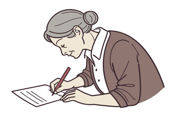 Joyful teacher presents graduation certificate to excited young student in a whimsical cartoon illustration