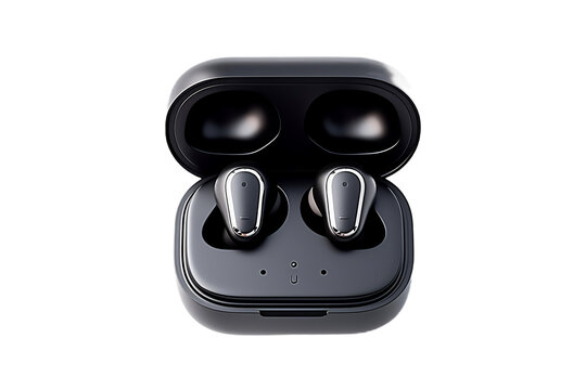 Minimalist earbud set with modern design