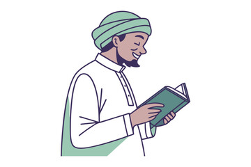 Enthusiastic muslim teacher leads engaging lesson for young students in a classroom setting