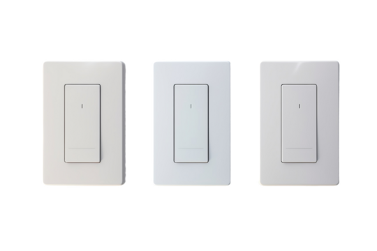 Touch-sensitive switches with LED indicators