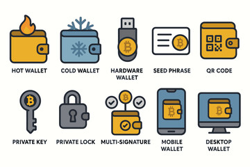 Illustrated Guide of Cryptocurrency Wallets: Hot, Cold, Hardware, Seed Phrase, and More