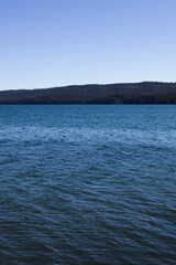 blue water reflection