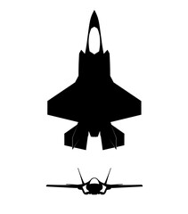Silhouette The Fifthgeneration Fighter Jet