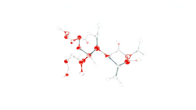 Chloropicrin molecular structure isolated on white