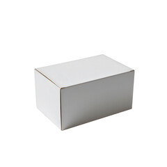 Fototapeta premium Empty White Box for Gift Packaging or Product Display on Surface