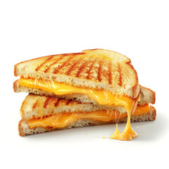 Grilled Cheese Sandwich with Melted Cheese