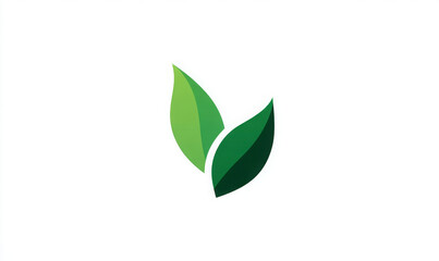 Eco-Friendly Abstract Leaf Logo: Organic Brand Icon
