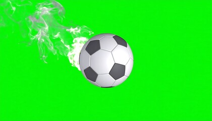 Soccer ball in fire