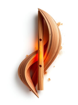 Tally stick concept on abstract design