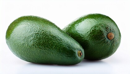 avocado isolated on white background