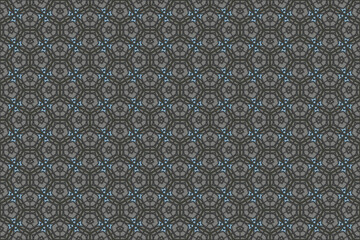 Seamless Fashion Digital Textile Art Cloth Template Tile Decoration Design Shape Luxury Interior Geometric Fabric Texture Wallpaper Endless Visual Background Perspective Graphic Symmetric Pattern.