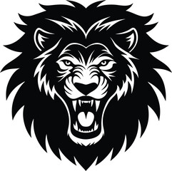 lion head vector