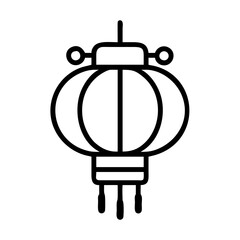 Vector illustration of chinese new year lantern decoration for festive celebrations design, art