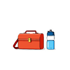 vector illustration of a suitcase